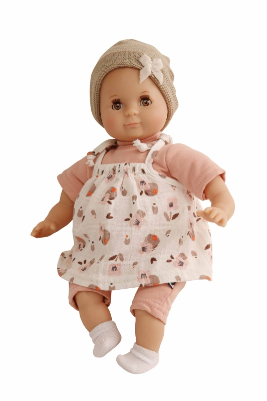 Schildkröt Spielpuppe Schlummerle 32 cm  mit Malhaar , braune Augen NEU 2024